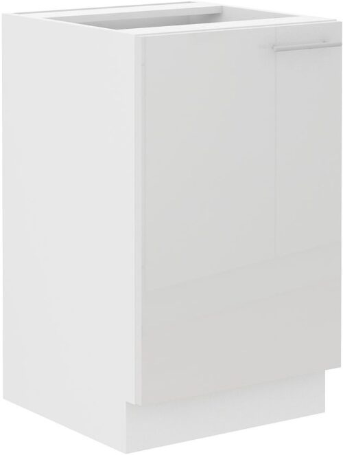 Apatinė spintelė 50 cm Lara White 50 ZL1F BB kriauklė