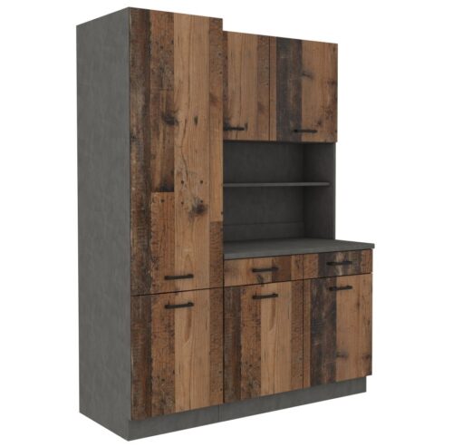 Bufeto tipo virtuvėlė Maria 100 cm + senovinio stiliaus kolona