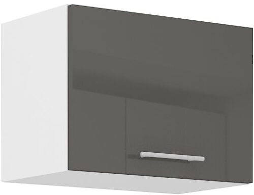 Viršutinė spintelė 50 cm su gaubtu Lara Grey 50 GU-36 1F