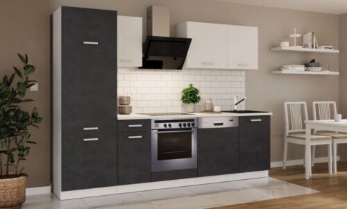 Virtuvės komplektas su stalviršiu, virtuvė 270 cm Toni matera