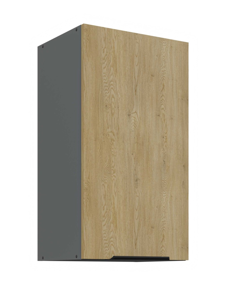 Viršutinė spintelė 45 cm Cremona antracito spalvos 45 G-72 1F