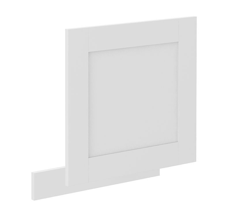 Indaplovės priekinė dalis, 60 cm, atvira panelė, Luna white, ZM, 570x596