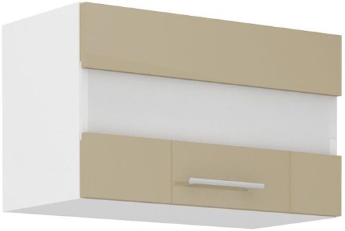 Viršutinė spintelė 60 cm žema vitrina Lara Cappucino 60 GUS-36 1F