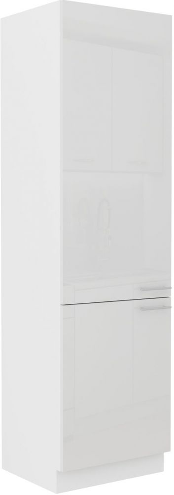 60 cm koloninė spintelė Lara White 60 LO-210 2F šaldytuvui