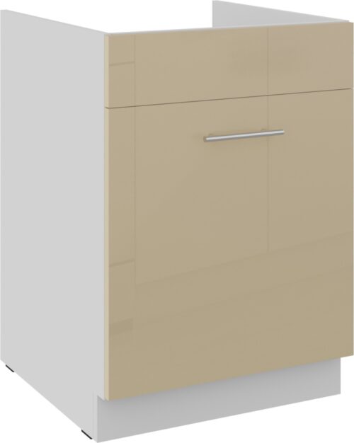 Apatinė spintelė 60 cm, kriauklė, stalčius, Lara Cappucino 60 ZL 1S BB PREMIUM BOX