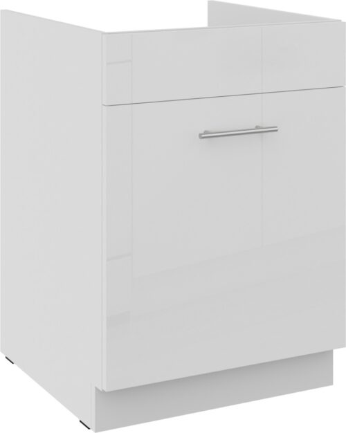 Apatinė spintelė 60 cm, kriauklė, stalčius, Lara White 60 ZL 1S BB PREMIUM BOX