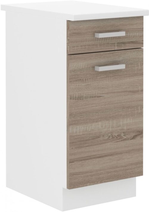 40 cm apatinė spintelė su stalčiumi Dave 40D1S1F su stalviršiu