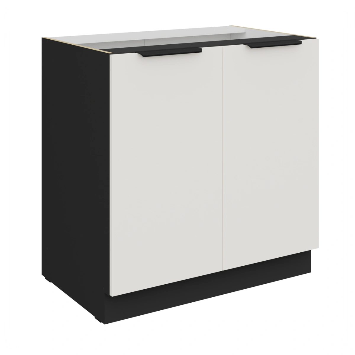 Apatinė spintelė 80 cm Aria 80D 2F BB cokolis