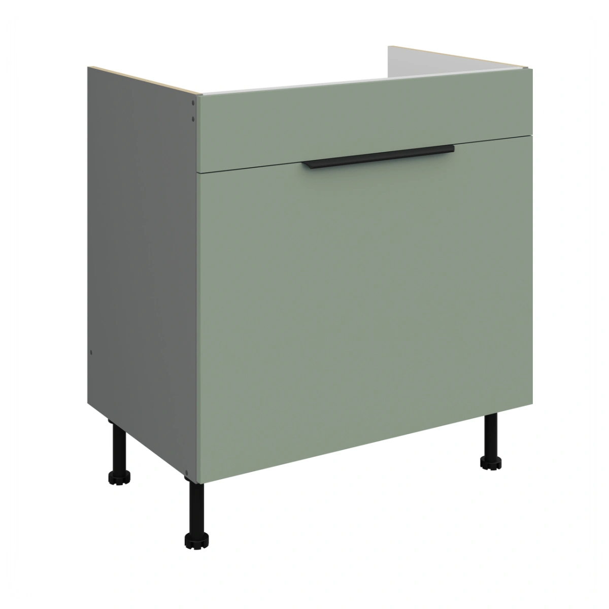 Apatinė spintelė 80 cm, kriauklės stalčius, Aria 80 ZL 1S BB PREMIUM BOX