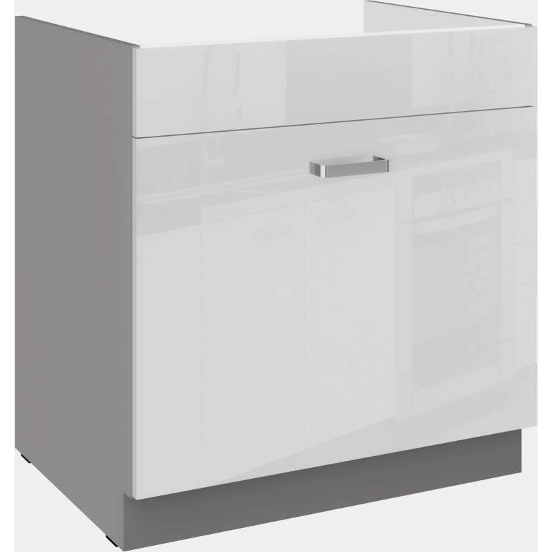 Apatinė spintelė 80 cm kriauklės stalčius Bianka 80 ZL 1S BB PREMIUM BOX