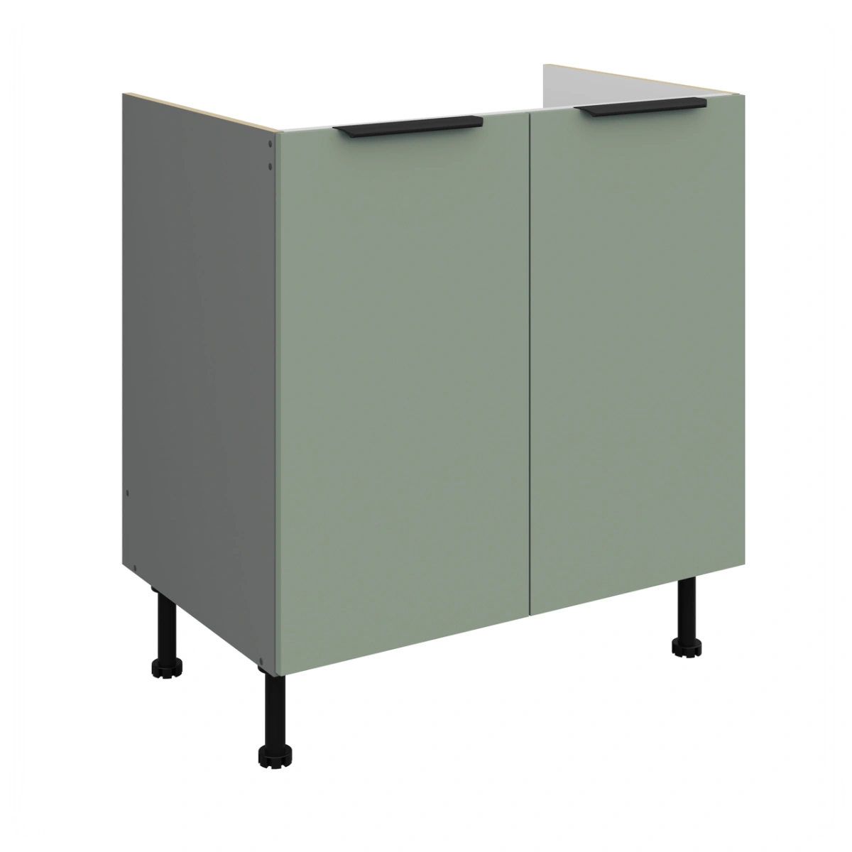 Apatinė spintelė 80 cm Aria 80ZL 2F BB kriauklė