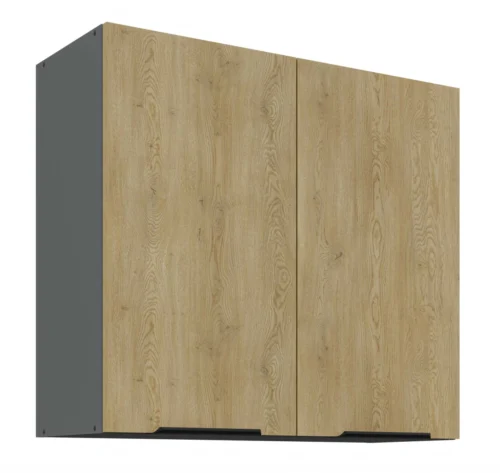 Viršutinė spintelė 80 cm Cremona antracito spalvos 80 G-72 2F