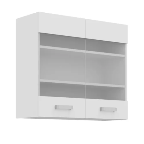 Viršutinės spintelės vitrina Eko White 80 GS-72 2F