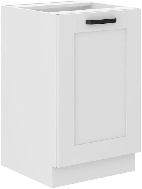 Apatinė spintelė 50 cm Luna kriauklė balta 50 ZL 1F BB