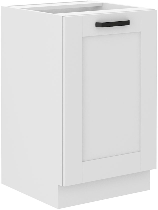 Apatinė spintelė 50 cm Luna kriauklė balta 50 ZL 1F BB