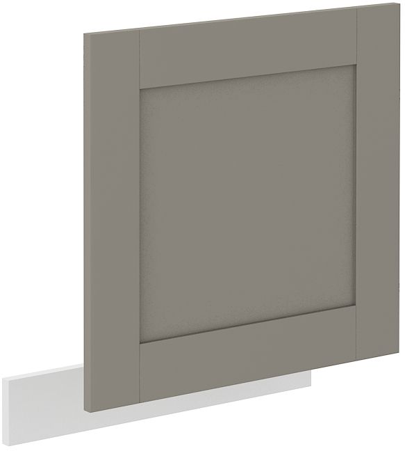 Indaplovės priekinė dalis, 60 cm, atvira panelė, Luna balta/molio pilkumo, ZM, 570x596