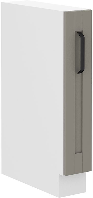 Cargo Luna apatinė spintelė 15 cm balta/molio pilka 15 D CARGO BB