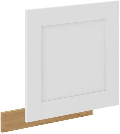Indaplovės priekinė dalis, 60 cm, atvira panelė, Luna balta/artisan ZM, 570×596