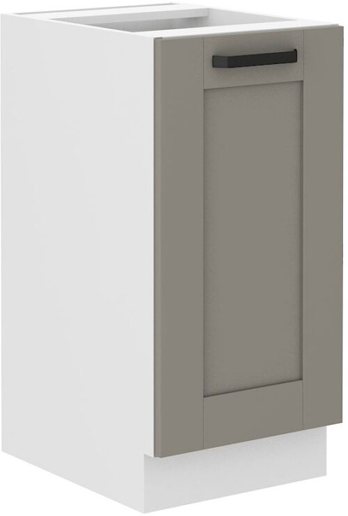 Apatinė spintelė 40 cm Luna balta/molio pilka 40 D 1F BB