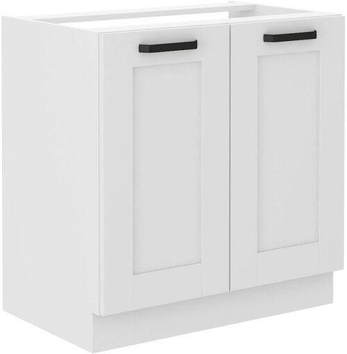 Apatinė spintelė 80 cm, Luna kriauklė, balta, 80 ZL 2F BB