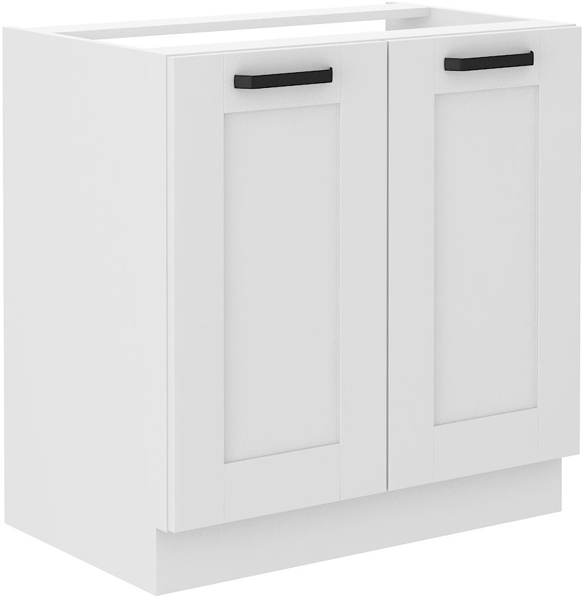 Apatinė spintelė 80 cm, Luna kriauklė, balta, 80 ZL 2F BB