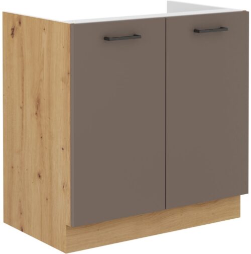 Apatinė spintelė 80 cm, kriauklė Bologna 80 ZL 2F BB