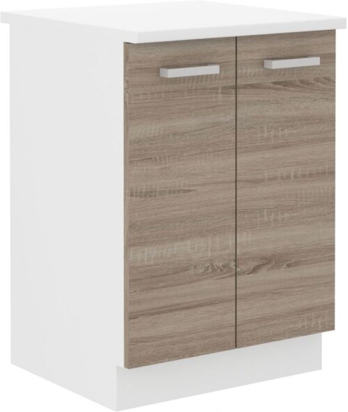 Dave 60D2F 60 cm apatinė spintelė su stalviršiu