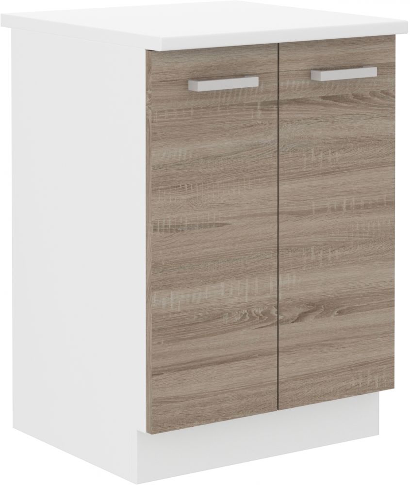 Dave 60D2F 60 cm apatinė spintelė su stalviršiu