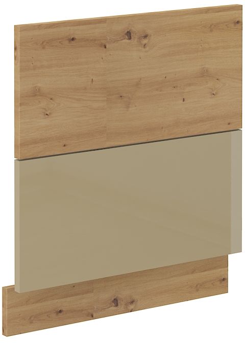 Indaplovė su priekiu, atvira, 60 cm, ZM 570x596, „Artisan“ kapučino blizgi spalva