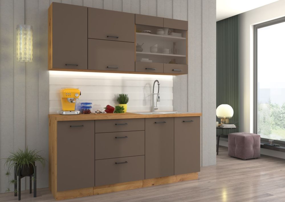 Apatinė spintelė 80 cm, kriauklė Bologna 80 ZL 2F BB — изображение 2