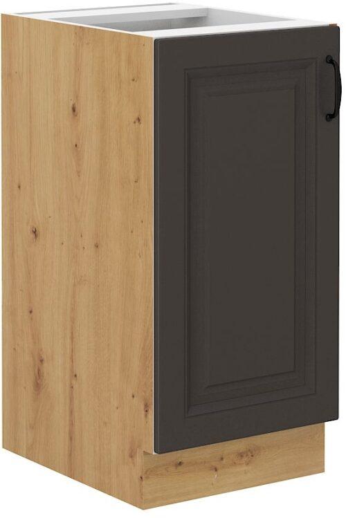 Apatinė spintelė 40 cm Stillo artisan/grafito spalvos 40 D 1F BB