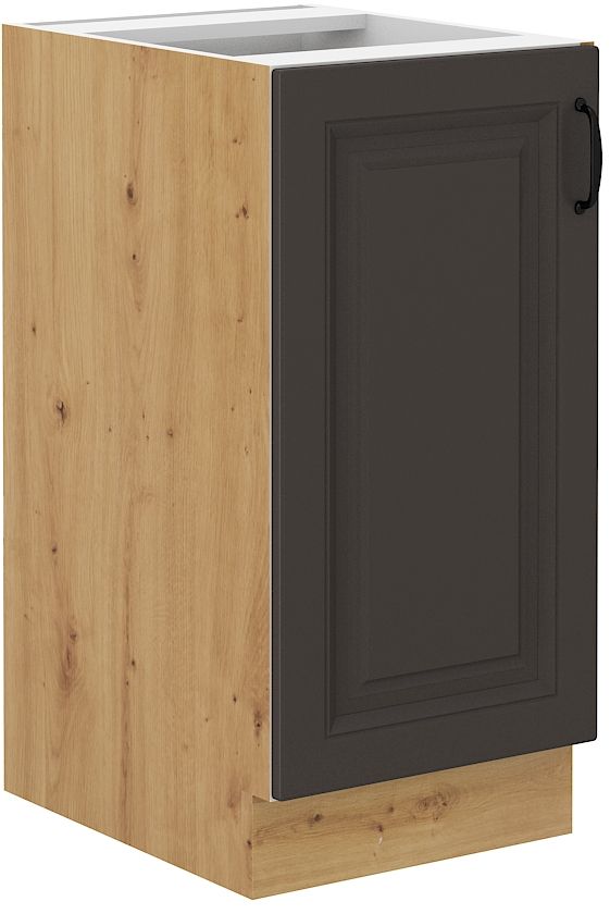 Apatinė spintelė 40 cm Stillo artisan/grafito spalvos 40 D 1F BB