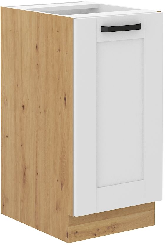 Apatinė spintelė 40 cm Luna balta/artisan 40 D 1F BB