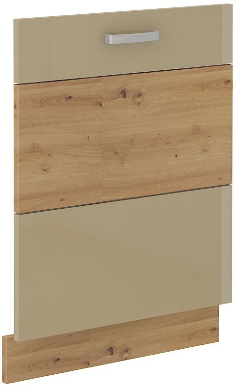 Indaplovė su priekiu uždengta danga 60 cm ZM 713x596 Artisan kapučino blizgi spalva