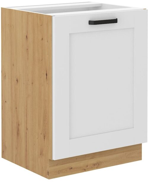 Apatinė spintelė 60 cm Luna balta/artisan 60 D 1F BB