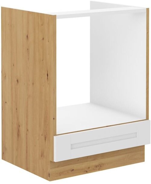 Apatinė spintelė 60 cm Luna orkaitė balta/artisan 60 D dujinė viryklė BB