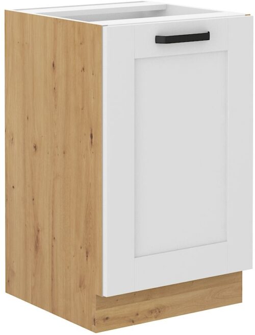 Apatinė spintelė 50 cm Luna kriauklė balta/artisan 50 ZL 1F BB