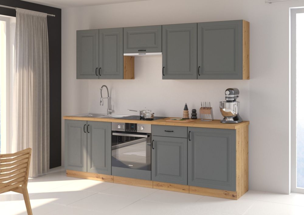 Apatinė spintelė 50 cm, Stillo artisan/dulkės pilkos spalvos kriauklė 50 ZL 1F BB - Paveikslėlis 3