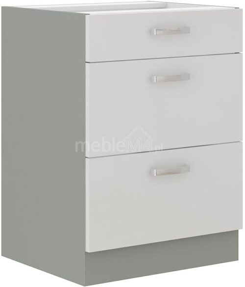 Bianka 60 D 3S BB apatinė spintelė su stalčiais