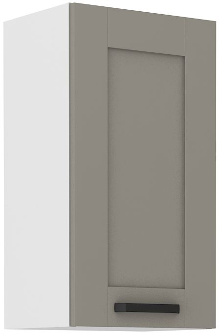 Viršutinė spintelė 40 cm Luna balta/molio pilka 40 G-72 1F