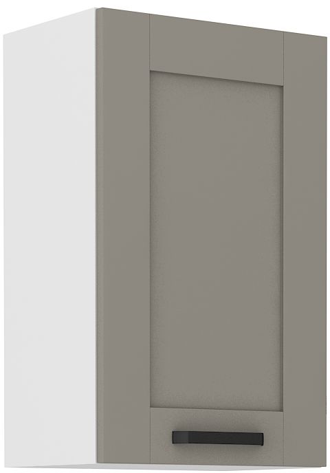 Viršutinė spintelė 45 cm Luna balta/molio pilka 45 G-72 1F