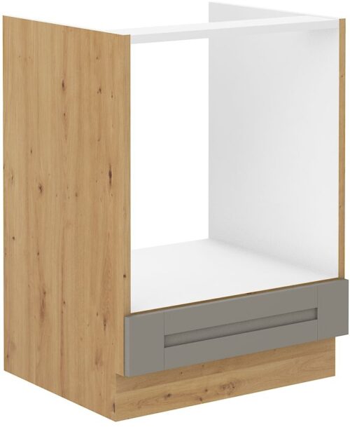 Apatinė spintelė 60 cm Luna artisan/molio pilkumo orkaitė 60 D dujinė BB