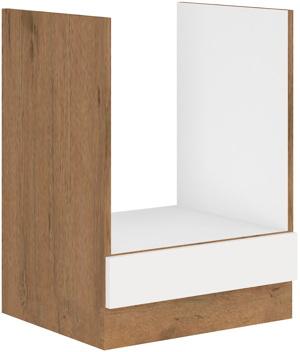 Vigo orkaitės apatinė spintelė, balta blizgi, 60 D dujinė BB