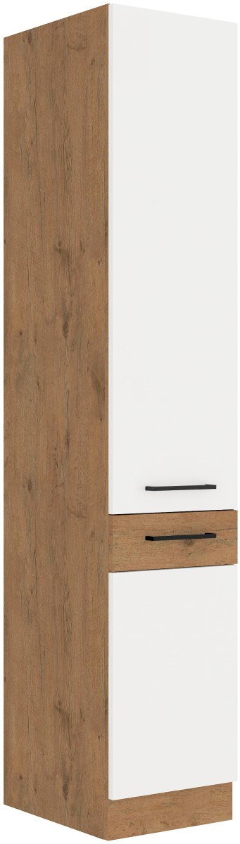 Vigo koloninė spintelė, balta blizgi, 40 DK-210 2F