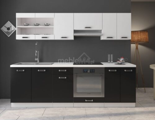 Omega virtuvė 240 cm su stalviršiais