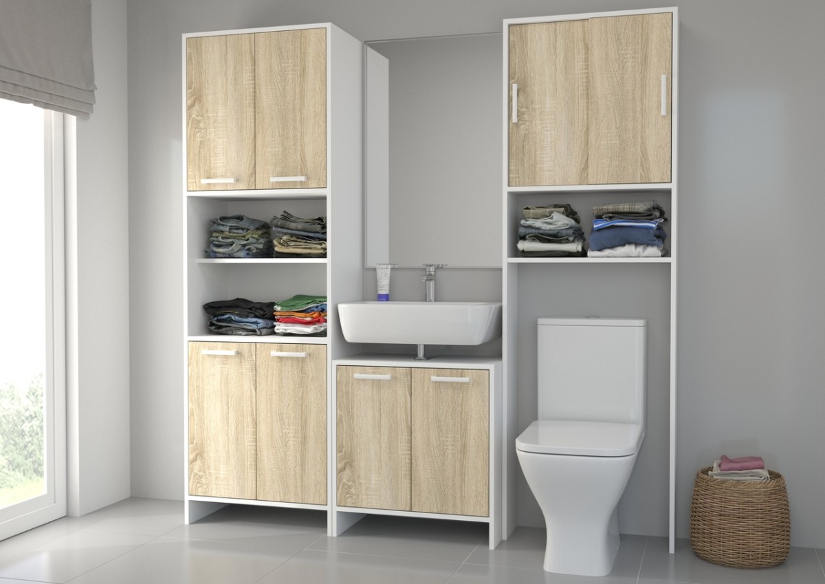 Mela II vonios kambario komplektas su kolonomis