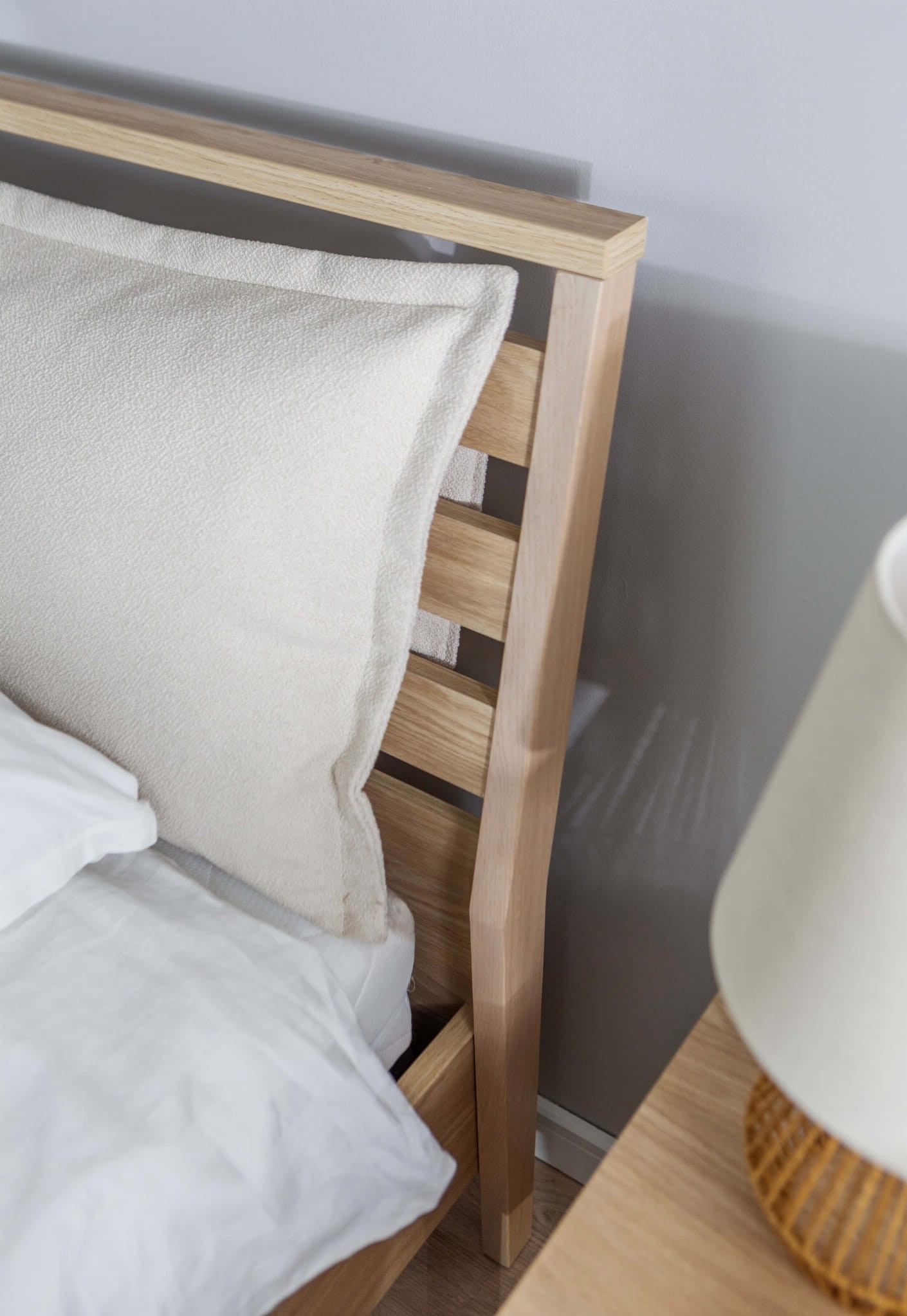 Minkštas lovos galvūgalis COZY CZ-06 lovai 160x200 | 78x42 | Smėlio spalvos - Paveikslėlis 5