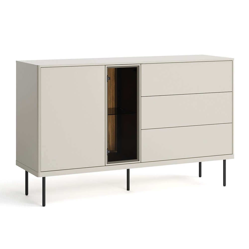 EPIRO EP-03 komoda su apšvietimu | Kašmyro, tamsaus ąžuolo spalvos