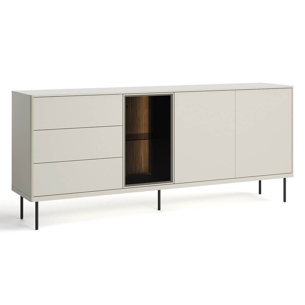 EPIRO EP-05 komoda su apšvietimu | Kašmyro, tamsaus ąžuolo spalvos