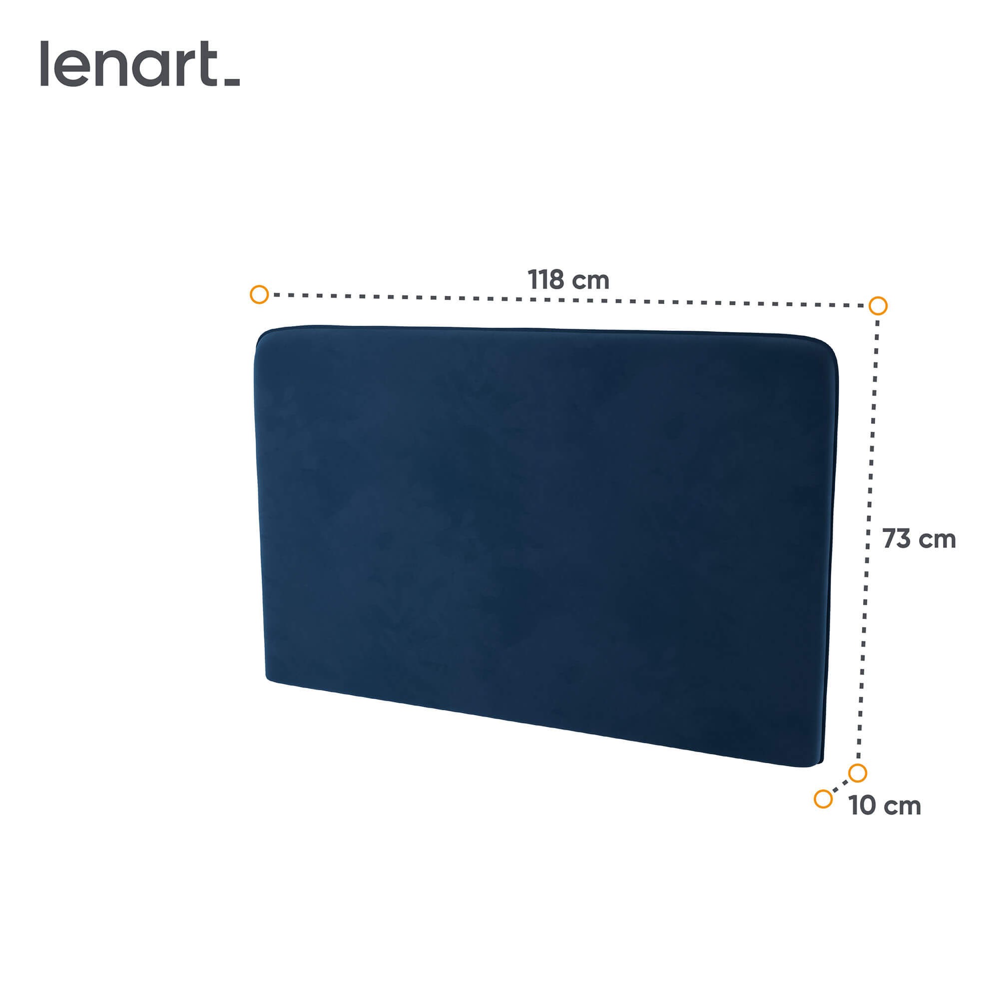 Lovos koncepcija BC-32 - minkšta galvos atrama 120, skirta BC-02 - tamsiai mėlyna — изображение 3